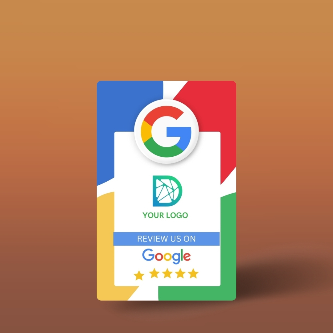 Google Review Card Front Side