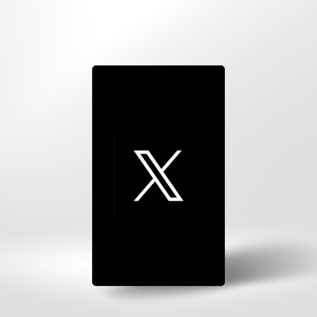 Twitter X NFC Card Front Side