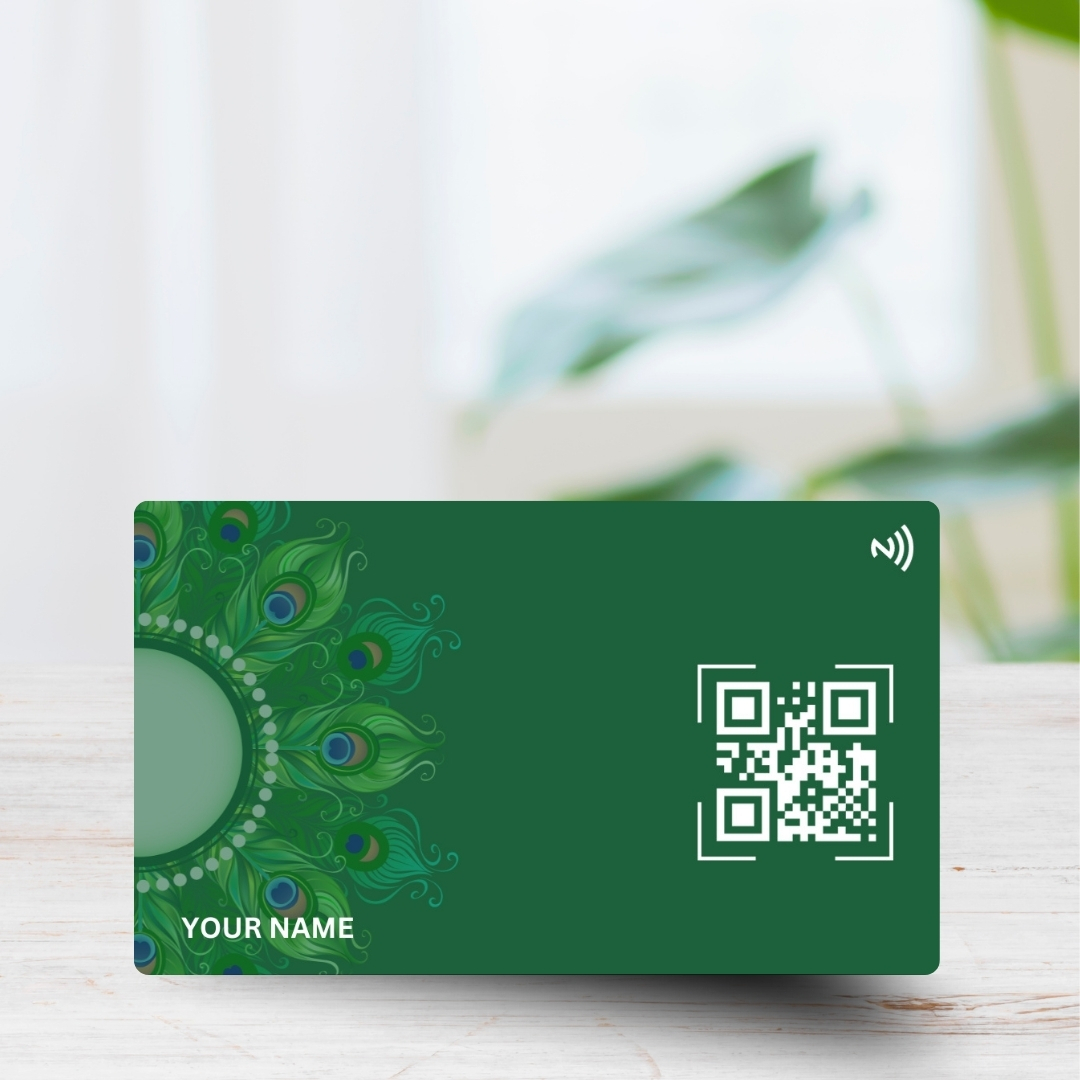 Peacock Design NFC Card