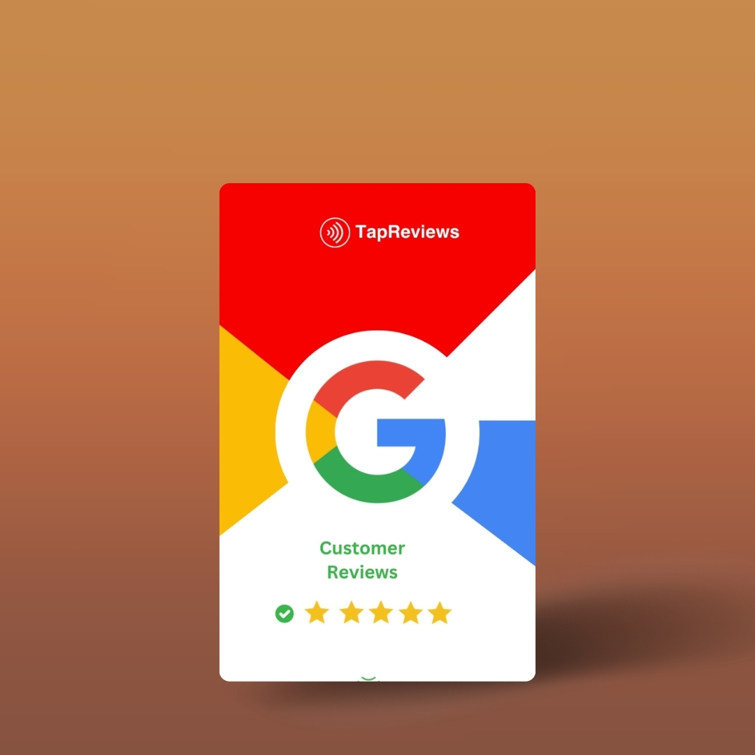 Google Review Card Front Side